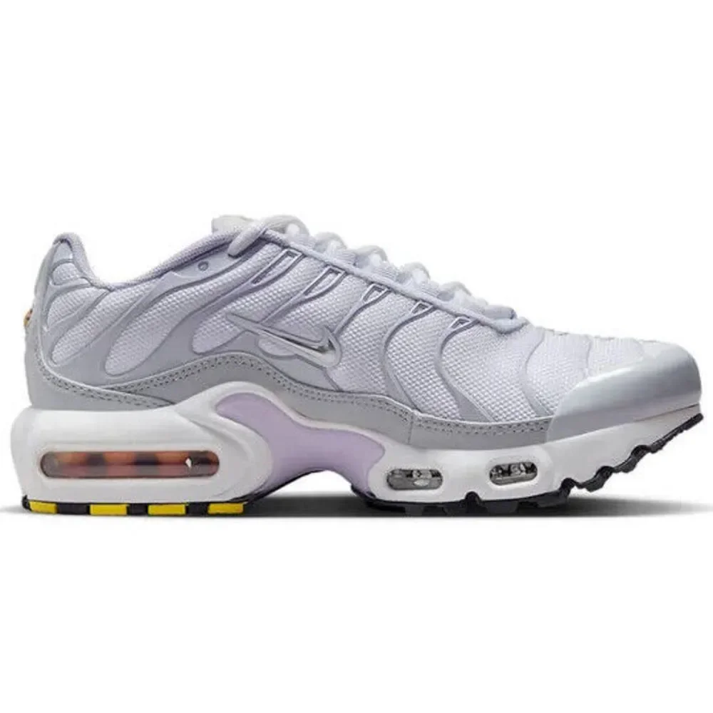 Nike Air Max Plus CD0609-108 GS Youth Pure Platinum Running Sneaker Shoes NR6055 - Picture 2 of 9